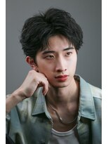 ニコ トウキョウ ロジック(nico TOKYO Logic) メンズマッシュツーブロックシースルーマッシュマッシュウルフ