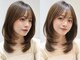 バイオレット 表参道店(Violet)の写真/顔周りレイヤーの似合わせに定評あり◎小顔魅えも扱いやすさも叶えるVioletのオーダーメイドレイヤー＊