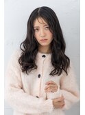 癖毛風ロングパーマ