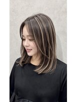 エスドットブルーム 梅田店(S.BROOM) グレージュハイライト レイヤー大阪梅田