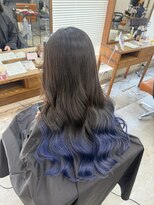 アジールヘア 北千住駅西口店(agir hair)&nbsp;寒色系ブルーラベンダーグラデーションカラー