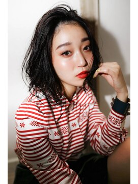 ロロネー 梅田(Lolonois) 【Lolonois梅田】かきあげウェットミディ（藤岡なおき）