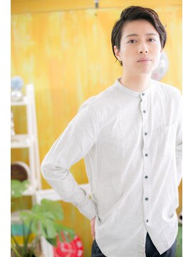 ヘアアンドビューティー ミック(Hair & Beauty miq) アップバングで男前ショートa(miq阿佐ヶ谷)