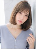 ＊LOREN＊透明感×柔らか質感30代40代シースルーバングボブディ
