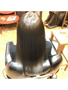 ヘアアンドスパ バースデイ(Private Salon HAIR&Spa BiRTHDAY) アッシュ系ツヤツヤカラー