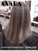 アザラ(AXARA)&nbsp;【 AXARA 海老名 】コントラストバレイヤージュ・ヌードアッシュ