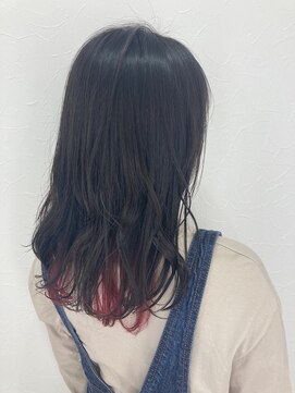 シエル 立川店(CIEL) 【CIEL 佐藤】インナーカラー　ワインレッド