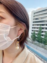 グーフィートーキョー 銀座(Goofy Tokyo)&nbsp;インナーカラー/イヤリングカラー/イエロー/ショートカット