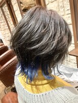 シャル 新百合ヶ丘(shalu)&nbsp;ショートウルフ＊ポイントブルー