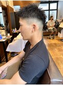 【IRIE HAIR赤坂】アップバング×フェードカット×束感カット
