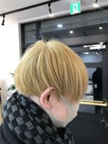 ソソ 与野(So/So) ベージュカラー/ワンブリーチ/色素薄いカラー/マッシュ