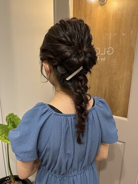 グロウ バイ フェイス(GLOW by face) 池袋 編みおろしアレンジ