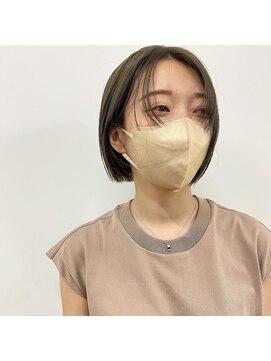 キー(kii) オリーブベージュ　ボブ　福岡　天神　薬院　20代