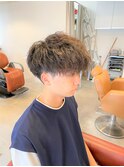 ツイストスパイラルモテ髪マッシュショート束感ツーブロック流行