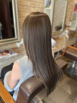 ヘアーサロン クレア(Hair salon Crea) 【Crea】ストレートグレージュ