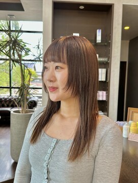 アールトゥーヘアー(art To Hair) 顔周りカット/レイヤーカット/ベージュカラー