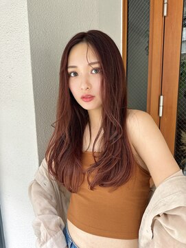 ルービック 高槻(Rubik's) シースルーバング/大人秋色/ピンクカラー/ウェーブヘア