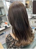 ブリーチ毛活かしてグラデーション