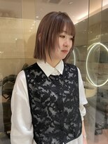マイル 渋谷(mile)&nbsp;顔まわりレイヤー×ボブ
