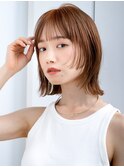 20代30代大人かわいいナチュラル暗髪エアーストレートヘア