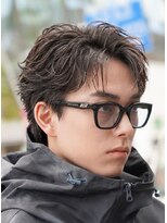 レタッチ バイ フィフス 天神大名(RETOUCH by fifth)&nbsp;スパイキーショートパーマビジネスヘアメンズパーマ刈り上げ