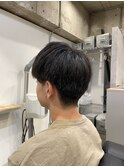 メンズツーブロックショート<理容室><MEN'S/中野/バーバー>