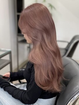 ルーパバイミュージアム(LOOPA by museum) ピンクミルクティー×ケアブリーチ/水素トリートメント