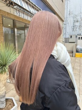 アース 高円寺店(HAIR & MAKE EARTH) ほんのりピンクベージュ！ 【@mppp_32485】