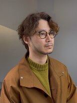 ジアン テラス(GIEN TERRASSE)&nbsp;癖毛を活かしたパーマ風センター分け