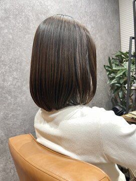 ココア(cocoa) 【柴崎担当】お手入れ簡単な重め仕上げボブ