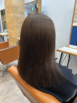 アグ ヘアー エース 各務原店(Agu hair ace) 【Agu hair ace 各務原】透明感×ナチュラルカーキブラウン