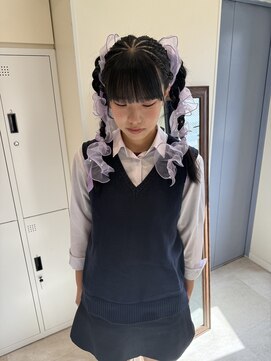 アローム(alom) イメチェン/ホワイトブロンド/外ハネボブ/美髪/茅ヶ崎