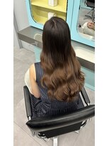 ノー バイ イオエ 西梅田(no. by ioe)&nbsp;ブリーチなしカラー/髪質改善/ミルクティーベージュ/小顔へア