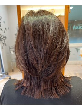 ラピッシュ 常盤平店(Lapish) ミディアムスタイル / レイヤースタイル