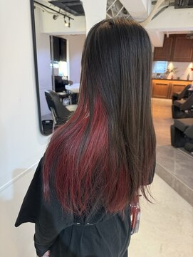 カフカ(CAFCA) インナーカラー　チェリーレッド