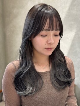 シベル(sibell) レイヤーカット顔周りレイヤーハッシュカットインナーカラー