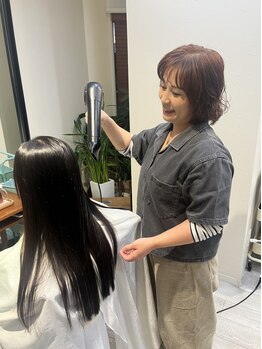 【キッズスペースあり】相談しやすい女性スタイリストがあなたらしさの輝く旬スタイルをご提案♪