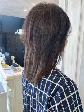 福山人気20代30代40代髪質改善ストレートレイヤーカット艶髪美髪