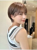<30.40.50代>大人似合わせショートx透明感カラー