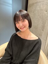 ロンド マーレ 天神大名店(Lond mare)&nbsp;大人ガーリー/小顔/ミディアムレイヤーカット/似合わせカット