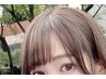【新メニュー】自然な丸み☆前髪ストレート+全体カット¥9400