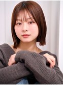 韓国レイヤーボブ×小顔バング