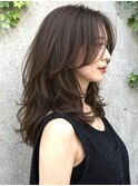 ミディアム/ロングレイヤー/レイヤーカット/10代20代30代/表参道