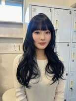 セブンルックス モカ 宇都宮鶴田店(7LOOKS mocha)&nbsp;ブルーブラック×ハッシュカット