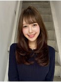 ロング/レイヤーボブ髪質改善縮毛矯正白髪ぼかしショート韓国