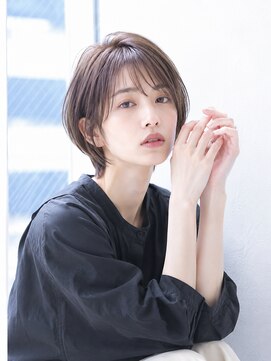 ワゴンバイアフロート(Wagon by afloat) レイヤーショートボブ×耳掛けショート20代30代40代丸顔面長池袋