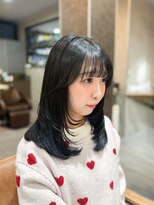 シアン 立川店(Shian) 【SHIANすずか】ミディアムレイヤーカット艶髪ワンカール美髪