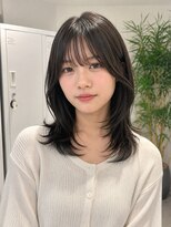 フォト イケブクロ(foto IKEBUKURO)&nbsp;結べるミディアムレイヤー/くびれヘア/顔まわりカット/池袋
