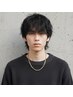 【トップのボリュームUP】メンズカット+ポイントパーマ［毛流れ/神戸/垂水］