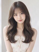 ユーフォリア 新宿店(Euphoria) 20代30代◎韓国風くびれヘア×透明感グレージュ